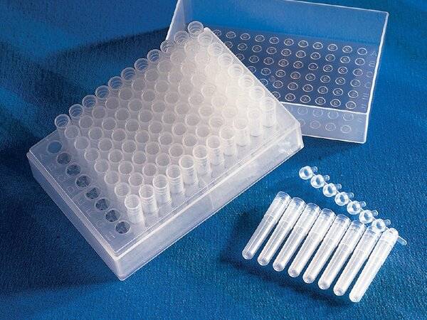 Corning Cluster Tube System, 96 Well, Individual, Polypropylene, 1.2 mL, Not Treated, no