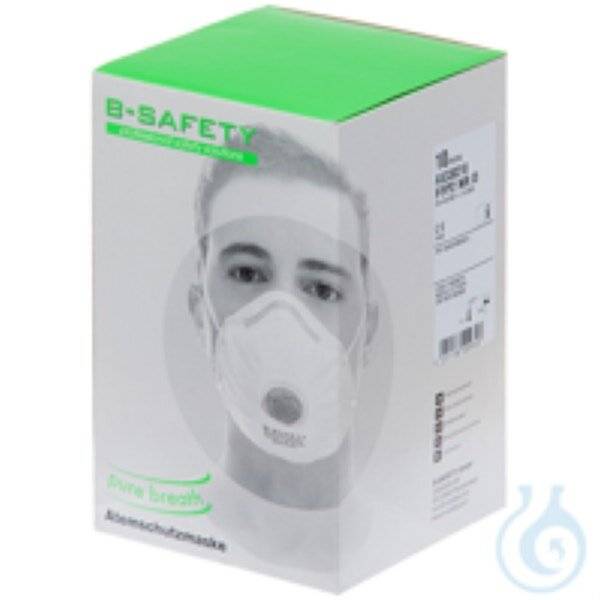 B-SAFETY pure breath Atemschutzmaske mit Ausatemventil FFP2 (10 Stück)