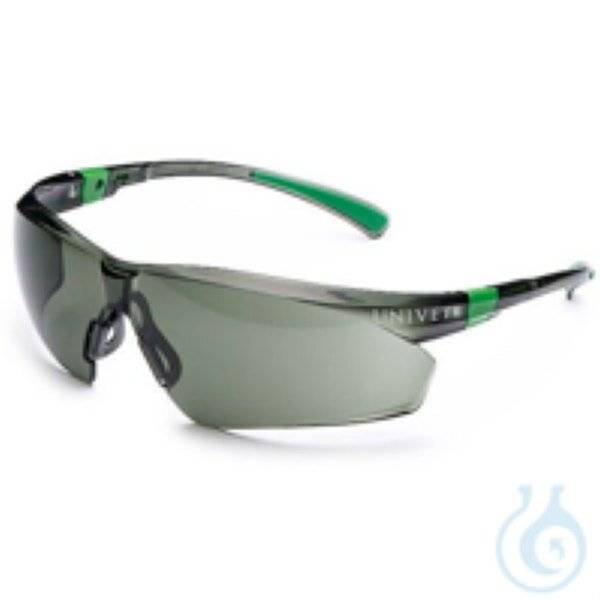B-SAFETY® UNIVET Schutzbrille 506U-04-04-05 schwarz/grün G15-0