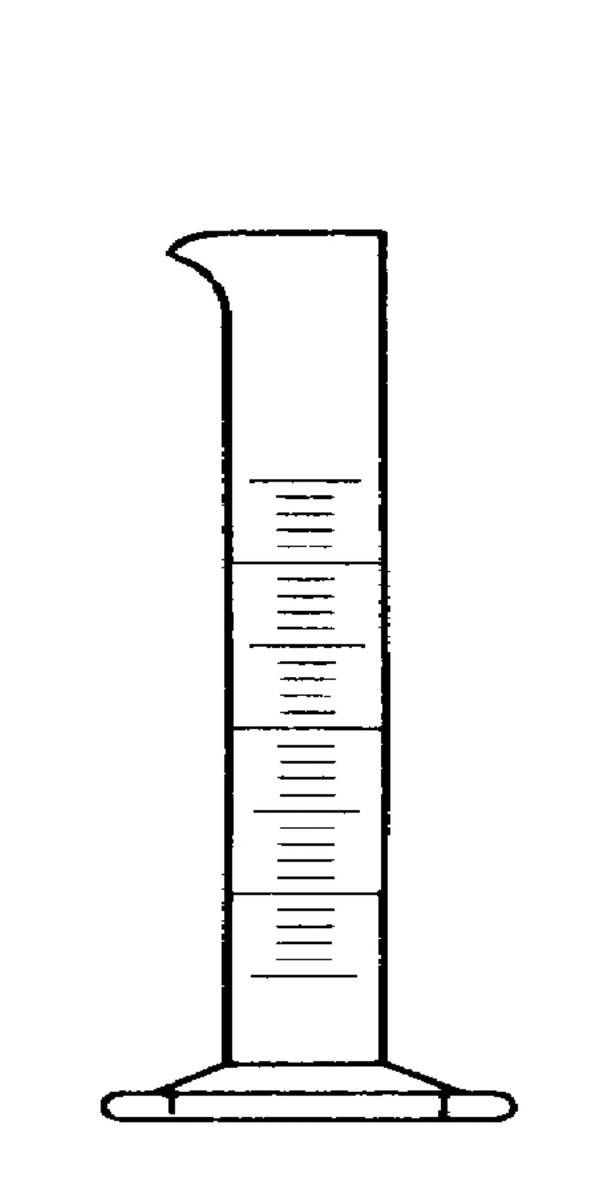 neoLab® Messzylinder 500 ml, niedrige Form, Sechskantfuß, Boro Kl. B-0