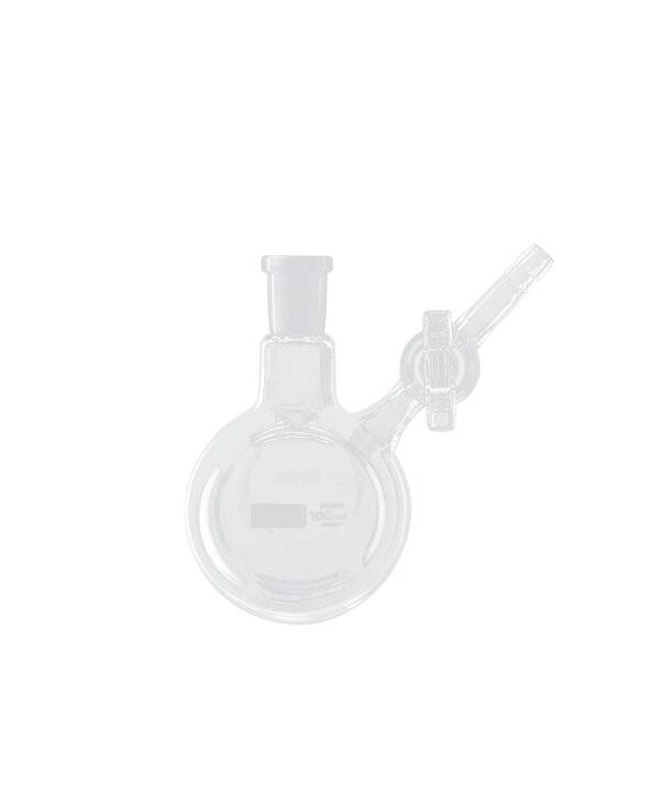 Lenz Stickstoff-Rundkolben (Schlenk-Kolben) mit NS-Hahn, 250 ml, NS 29/32, NS-Hahn 2,5 mm