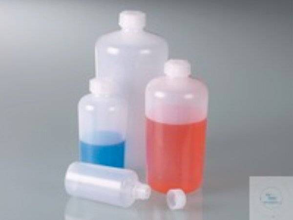 Bürkle® Hochschulterflasche, LDPE transp., 100 ml, m.V.-0