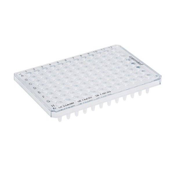 Eppendorf twin.tec microb. PCR Plate96, semi-skirted, 250 µL, PCR clean, farblos, 10Platte-0