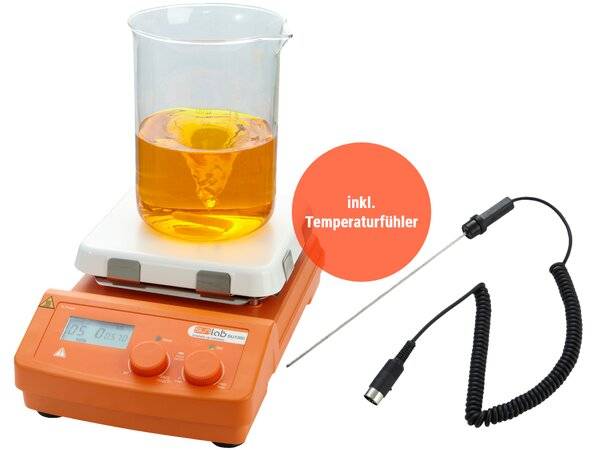 sunlab® Digitaler Magnetrührer mit Heizung bis 550°C, 20 Ltr, 1500 UpM-0
