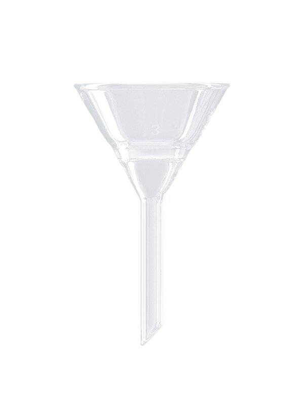 Lenz Filtertrichter, Kegelform, Inhalt 25 ml, Por. 3, Filterplatte Ø 25 mm, Höhe 100 mm-0