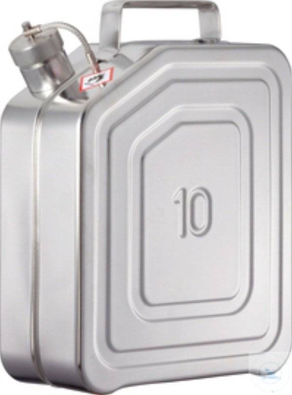 Rötzmeier® Sicherheits-Transportkanister (10 Liter) m. Schraubkappe-GGVSEB zugelassen: 10KT