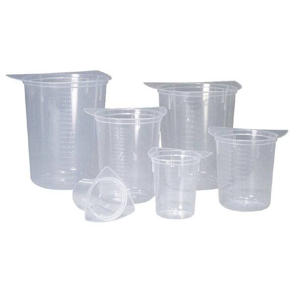 neoLab® Tripour-Becher aus PP, 1000 ml, Pack a 100 St.