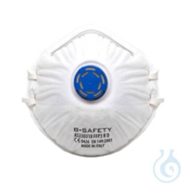 B-SAFETY pure breath Atemschutzmaske mit Ausatemventil FFP3 (10 Stück)-0