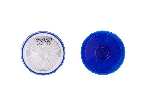 Ahlstrom ReliaPrep-Spritzenvorsatzfilter, Polyethersulfon, D: 28 mm, steril, Porengröße 0,2-0