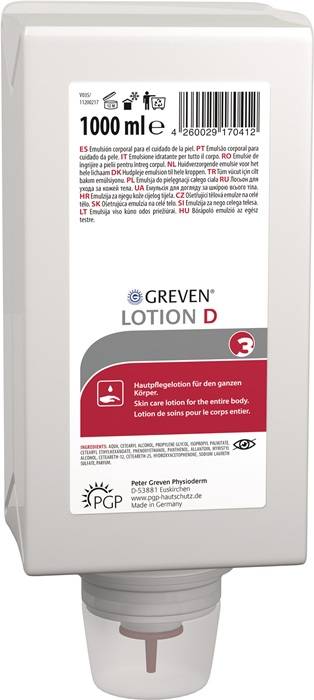 Hautpflegelotion GREVEN® LOTION D 1l O/W-Emulsion Variofl.GREVEN
