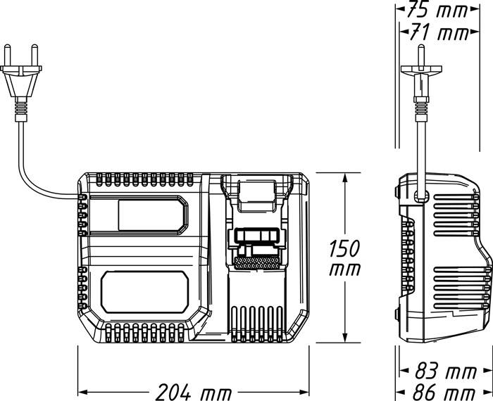 Schnellladegerät 9501-1018 Li-Ion HAZET-4