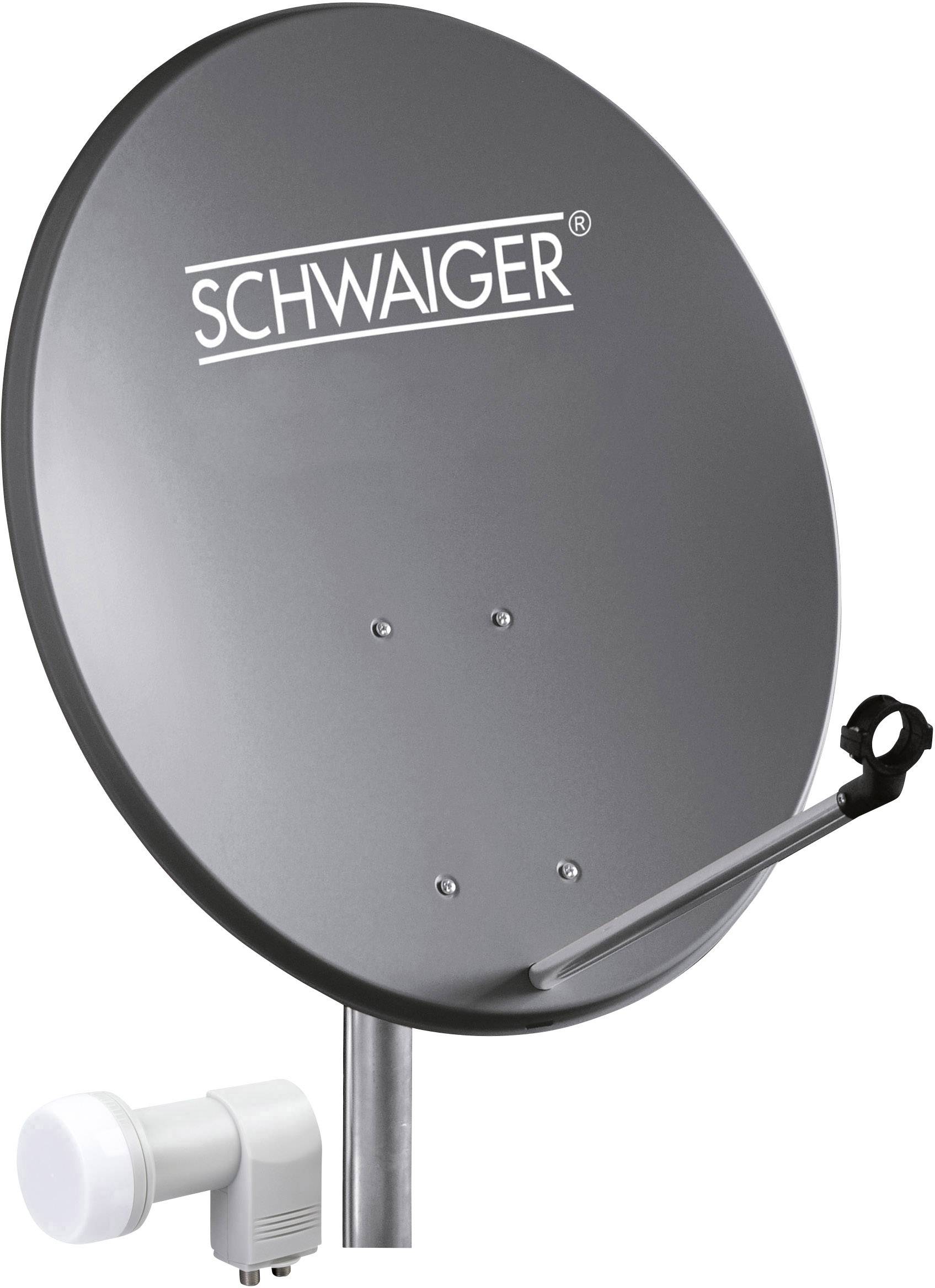 SCHWAIGER SPI5501SET2 SAT-Anlage ohne Receiver Teilnehmer-Anzahl 2 60 cm