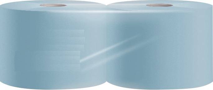 Putztuch ELOwipe L L.ca.360 mxB.ca.360mm blau 3-lagig 2 Rl./VE ELOS