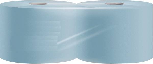 Putztuch ELOwipe L L.ca.360 mxB.ca.360mm blau 3-lagig 2 Rl./VE ELOS