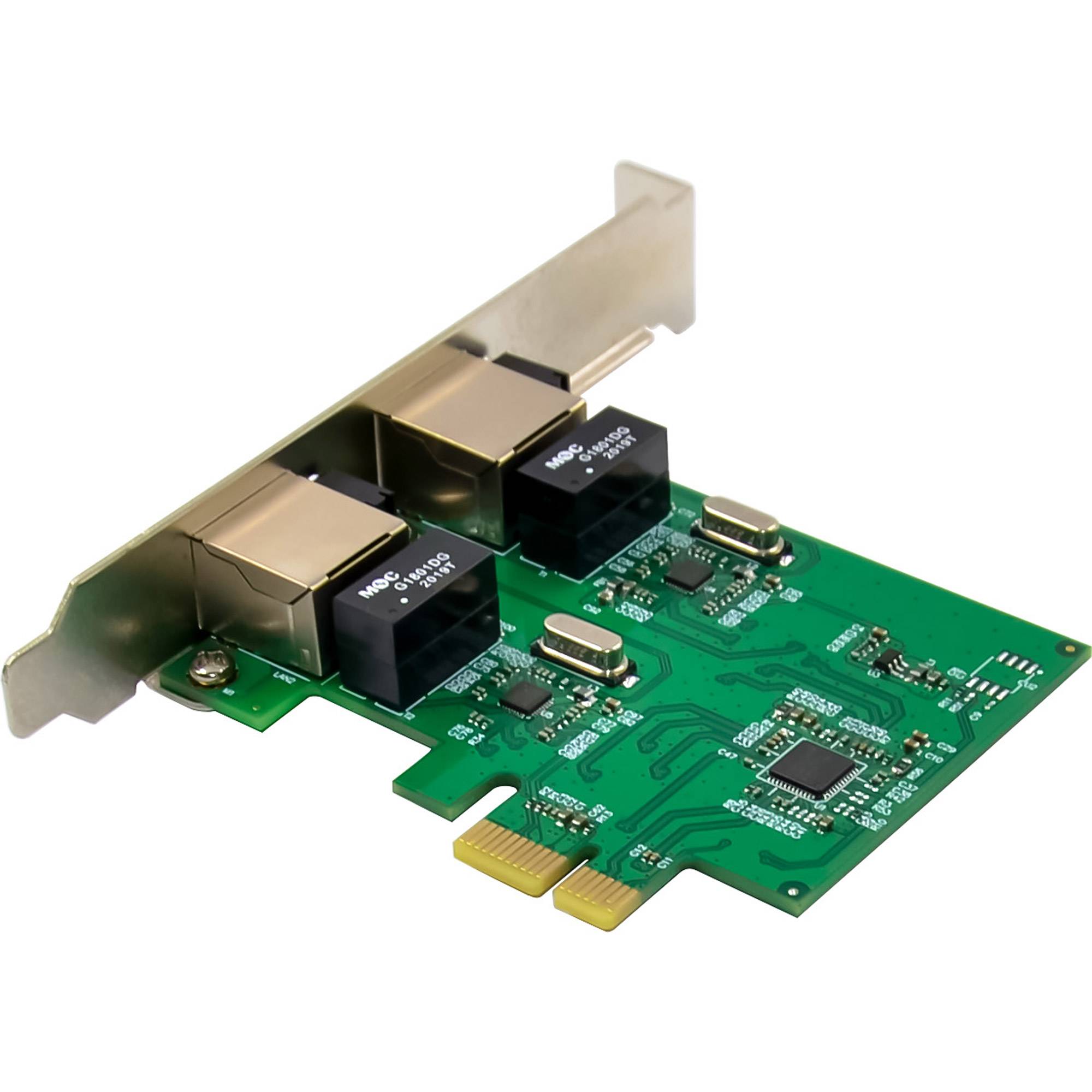 INLINE - Dual Gigabit Netzwerkkarte - 2x RJ45 1Gb/s - PCIe x1 - inkl. LP Slotblech-3