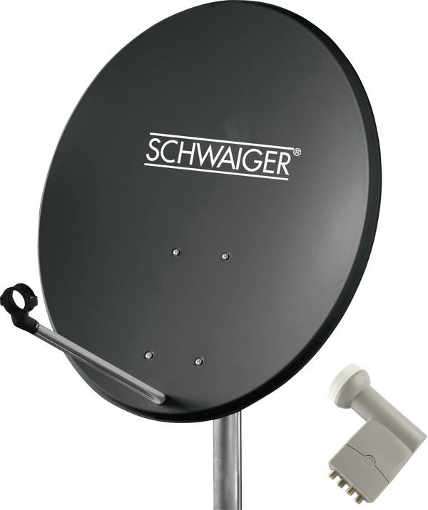 Schwaiger SPI5501SET4 SAT-Anlage ohne Receiver Teilnehmer-Anzahl: 4