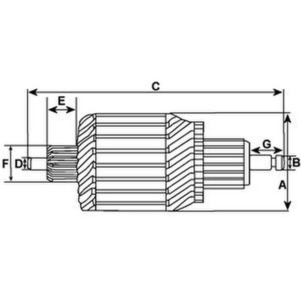 Anker Starter 12V 18 Zähne HC-CARGO Aftermarket-Expertise für u.a. FORD-1