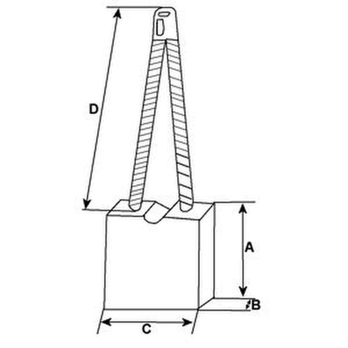 Kohlebürste Starter 12V 22 mm HC-CARGO passend für diverse Fahrzeuge-1