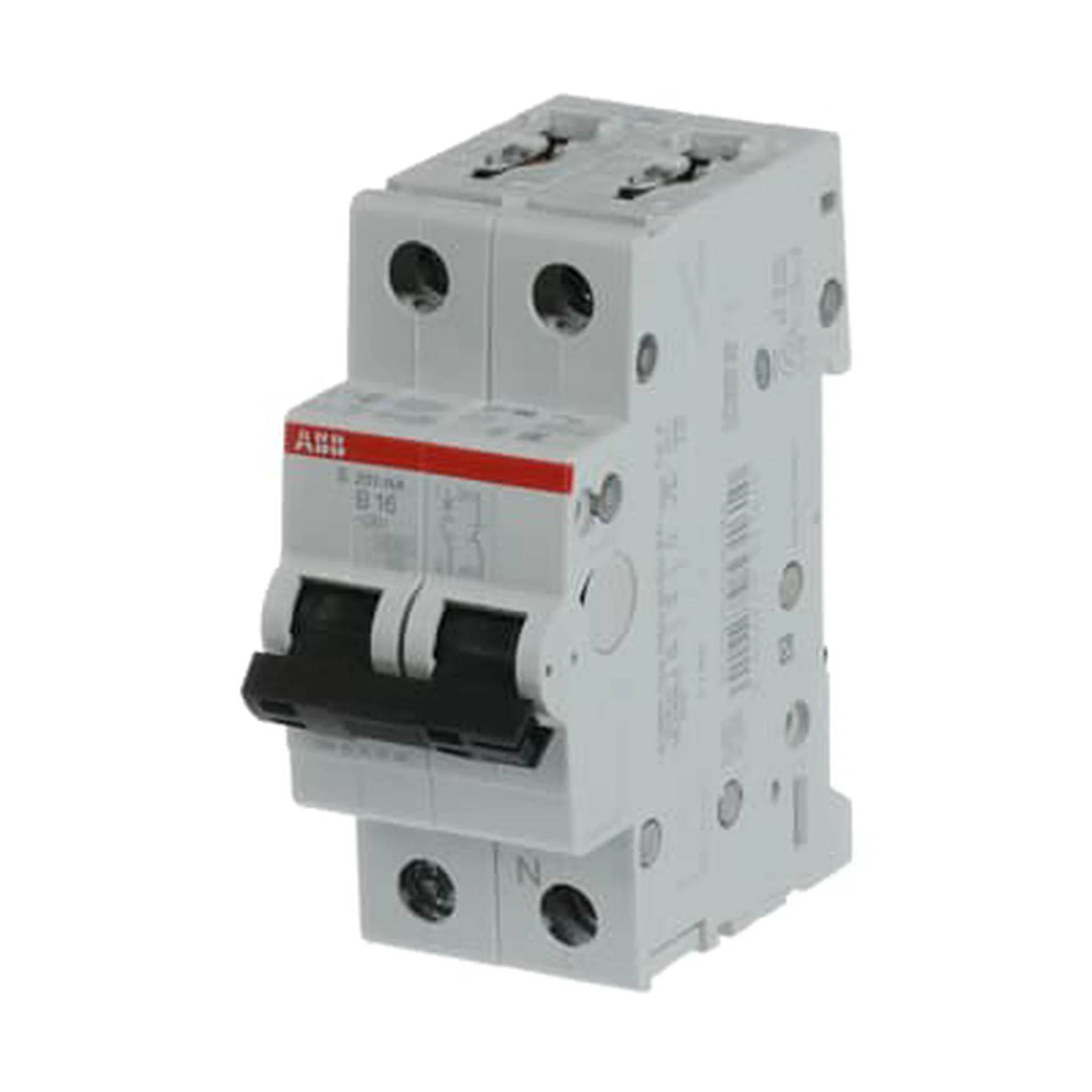 ABB LS-Schalter Serie S200 1P+N 16A - B (AC) 6 kA ABB S201-B16NA, 1 Stk.-0