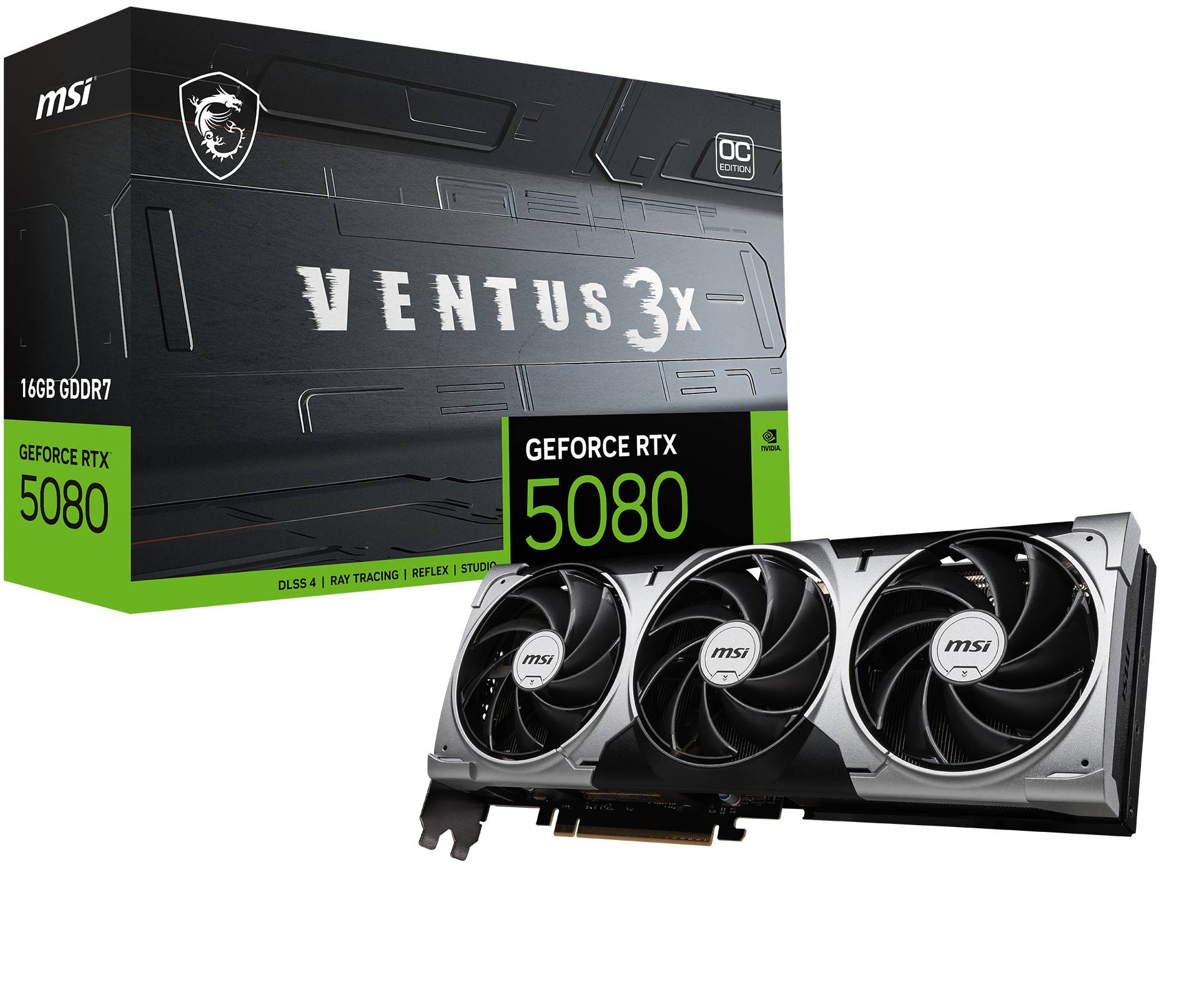 GeForce RTX 5080 16G VENTUS 3X OC - Grafikkarte-0