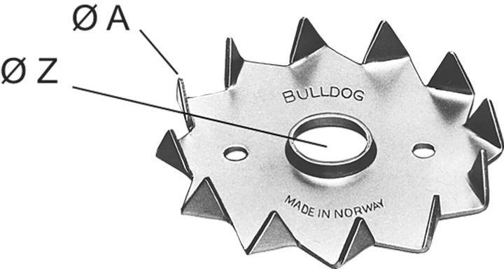 BULLDOG Einseitiger Scheibendübel C2 95M20g-BStahl verzinkt-0