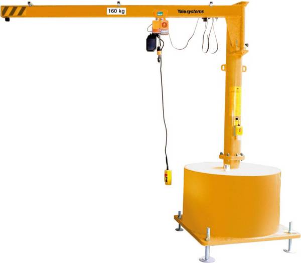 Säulendrehkran PFM-M360 mobil ohne E-Zug 500 kg Ausladung 3000 mm ohne Füllmasse