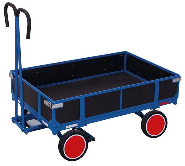 VARIOfit Handpritschenwagen mit Bordwand und Vollgummibereifung 1985x980mm