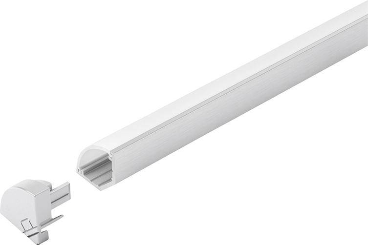 HALEMEIER Einbauprofil L 300mm ChannelLine H silberfarbig Abd. opal-0