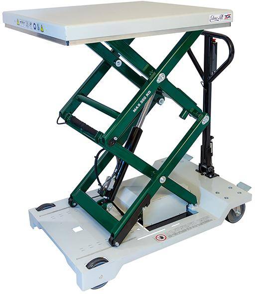 Hubplattformwagen Doppelscheren Traglast 500kg-0