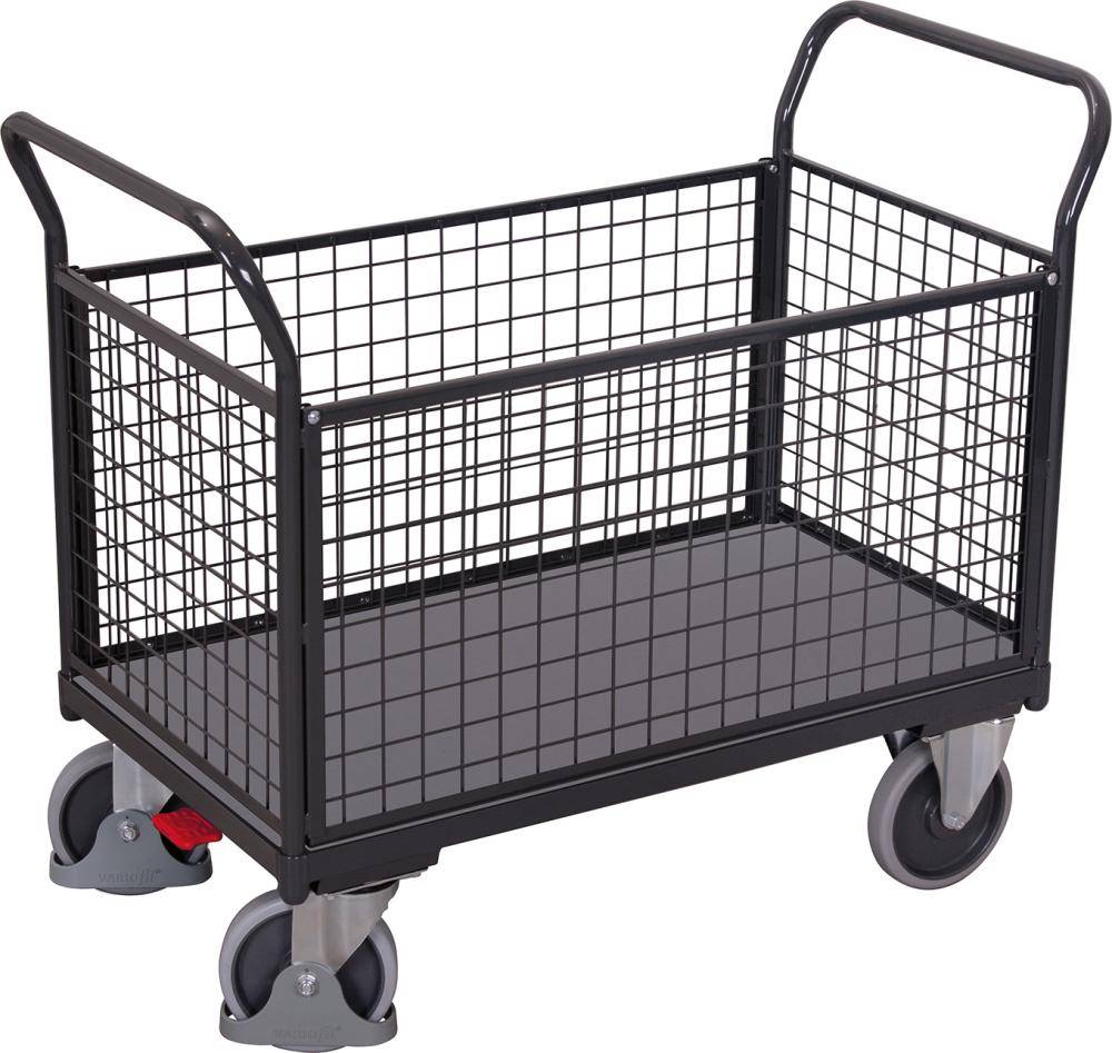 Cordes Vierwandwagen mit Draht, RAL 7016 sw-500.401/AG-0