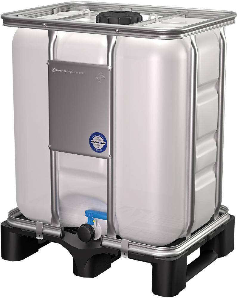 IBC Container 300 Liter B800xT600xH966 mm mit Holzpalette - Artikel: 7830403480-0
