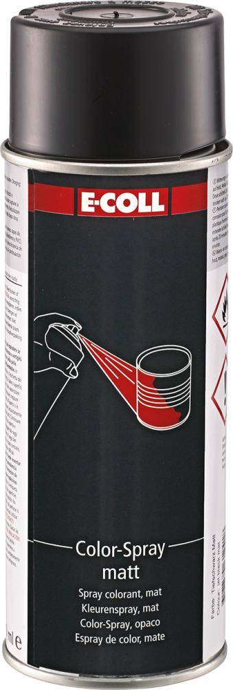 E-COLL Color-Spray matt tiefschwarz 400ml-0