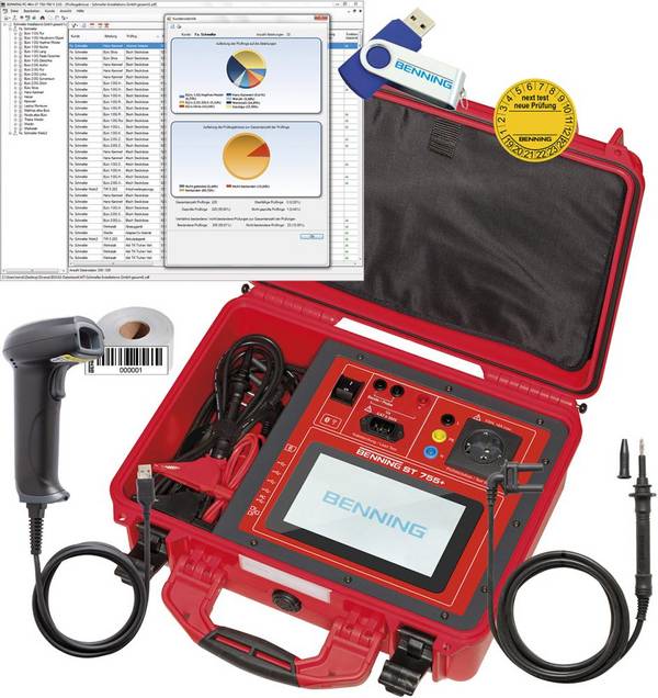 Gerätetester ST 755+SET Benning