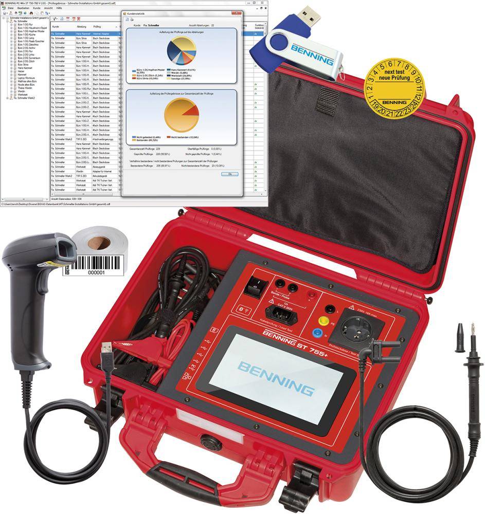 Gerätetester ST 755+SET Benning-0