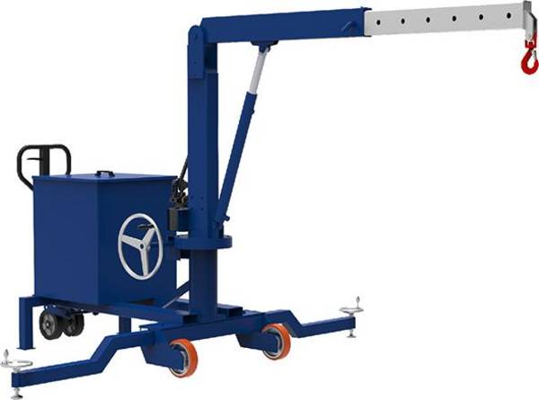 Werkstatt-Drehkran 390-1000kg mit Gegengewicht