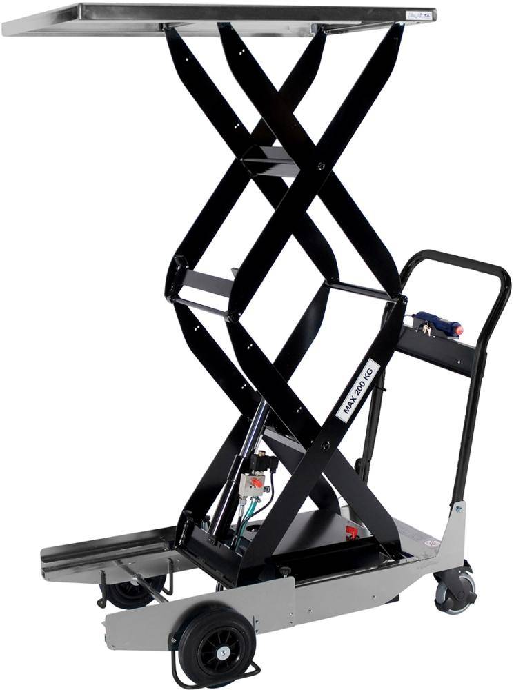 Hubplattformwagen Doppelscheren Traglast 200kg-0