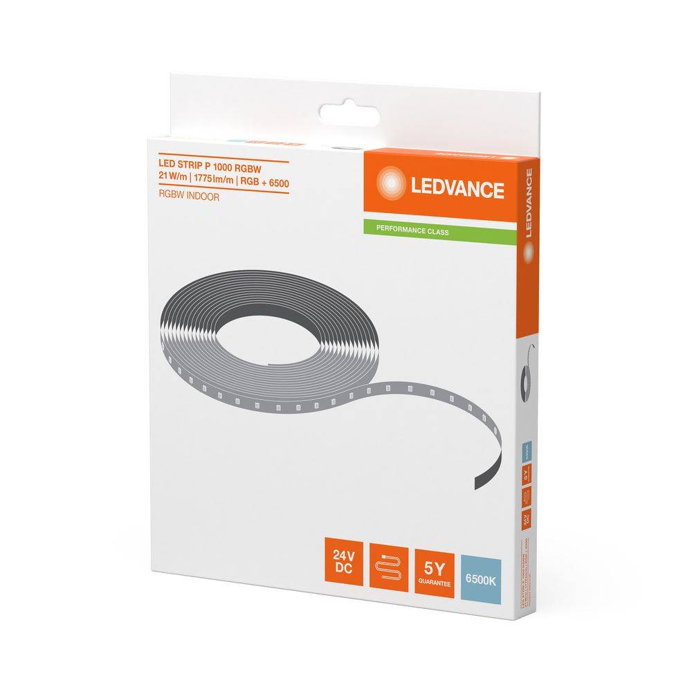 Ledvance RGBW LED-Stripe 965 LS P 1000 5 21 W, 1775 lm, 125 lm/W, 24 V, 120 °, 70000 h-1