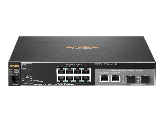 HPE PROCURVE SWITCH 2530-8 8 RJ-45 10/100 AND 2 DUAL PERSONALITY PORTS-2