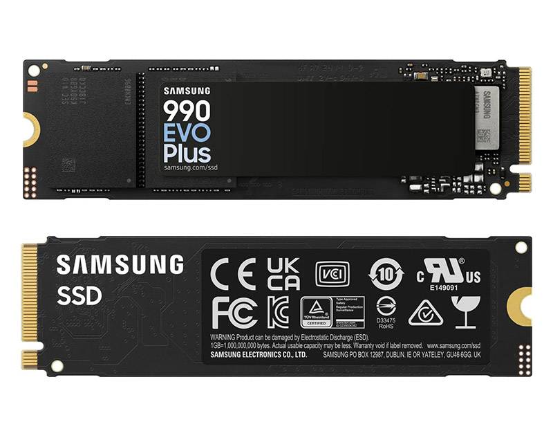 Samsung 990 EVO Plus SSD M.2 4TB (MZ-V9S4T0BW)-0