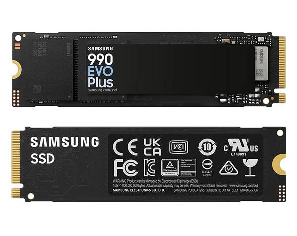 Samsung 990 EVO Plus SSD M.2 1TB (MZ-V9S1T0)
