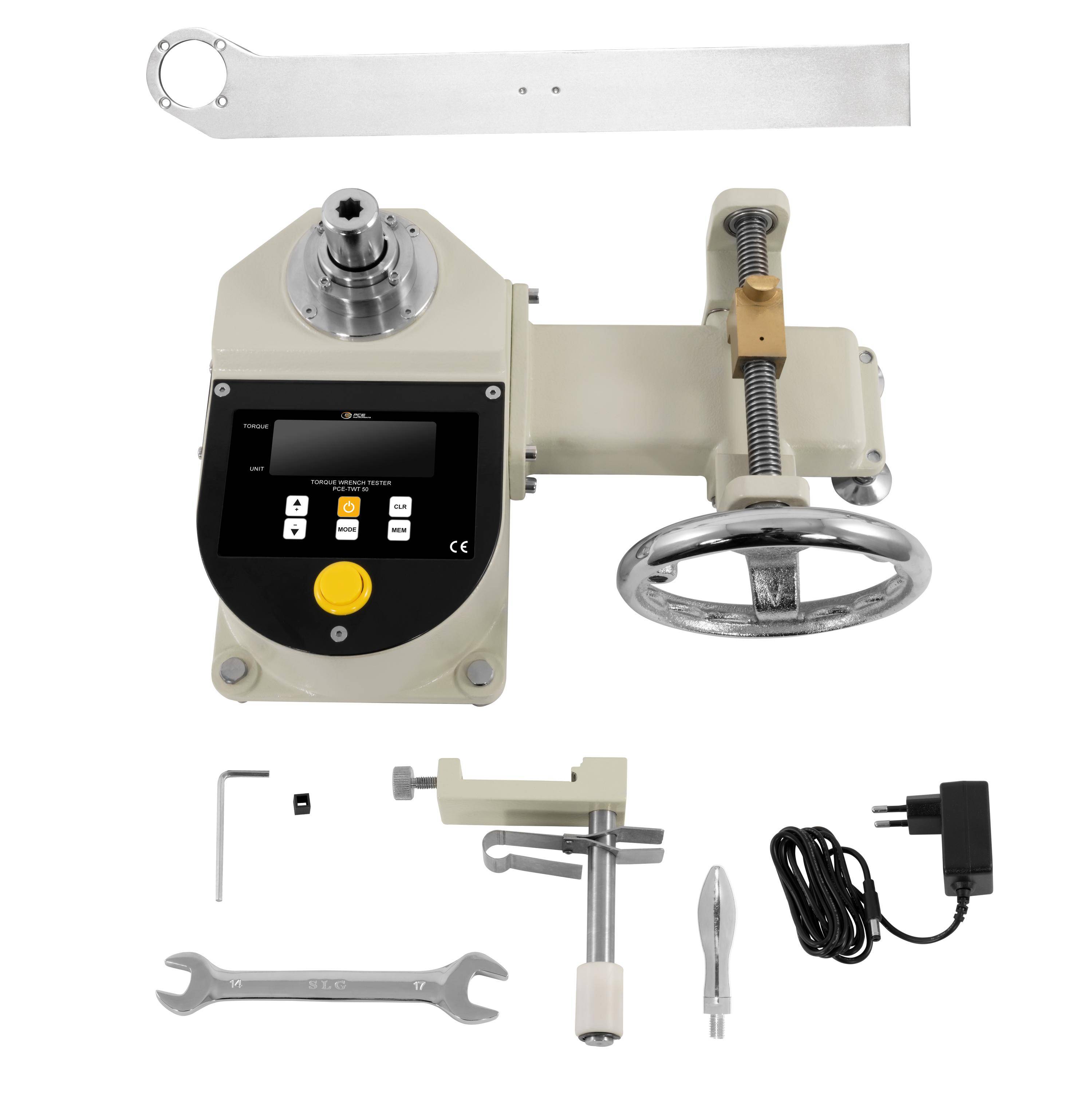 PCE Instruments Drehmomentschlüssel-Tester PCE-TWT 50 |0 … 50 Nm |Auflösung 0,001 Nm |Kontinuierliche Messung |Peak-Wert-6