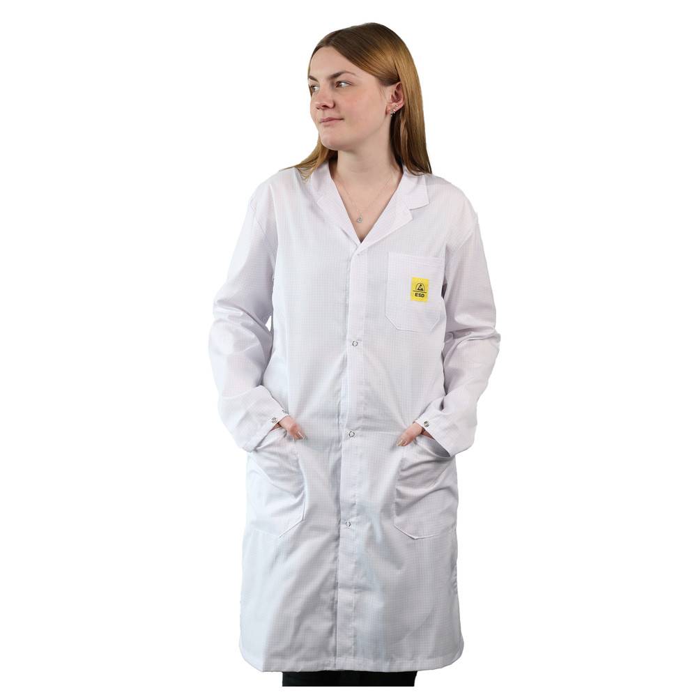WETEC Arbeitsmantel AM-120, ESD, 3XL, weiß-0