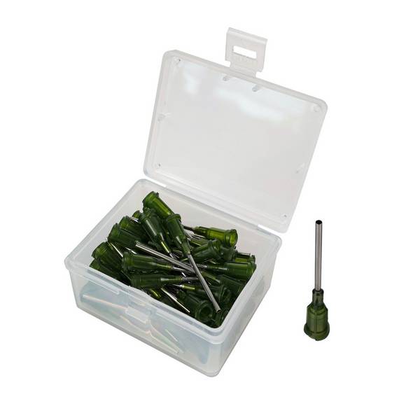 WETEC Dosiernadel, gerade, 1/2", 1,60/Gauge 14, oliv