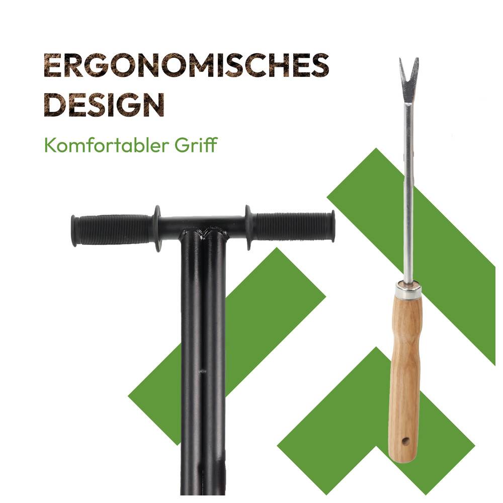 Dönges Rasenlüfter mit 3 Zinken + Kernsammelbox-2