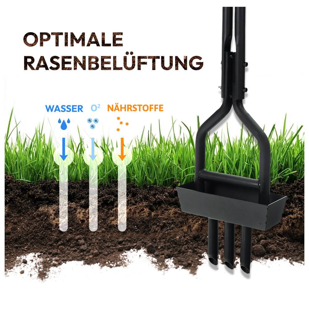 Dönges Rasenlüfter mit 3 Zinken + Kernsammelbox-4