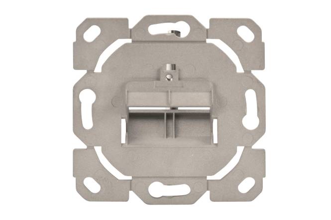 ASSM Leerdose 1 / 2 Fach DN-93831-1 o.Zentralplatte o.Rahmen desingfähig Install.Baumaterial-0
