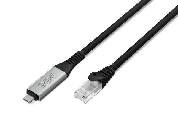 DIGITUS USB 3.2.RJ45 Ethernet Kabel S/FTP 2 m Multimedia-Technik USB-Kabel