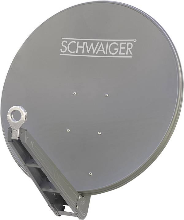 Schwaiger SPI085PR SAT Antenne 85 cm Reflektormaterial: Aluminium Anthrazit