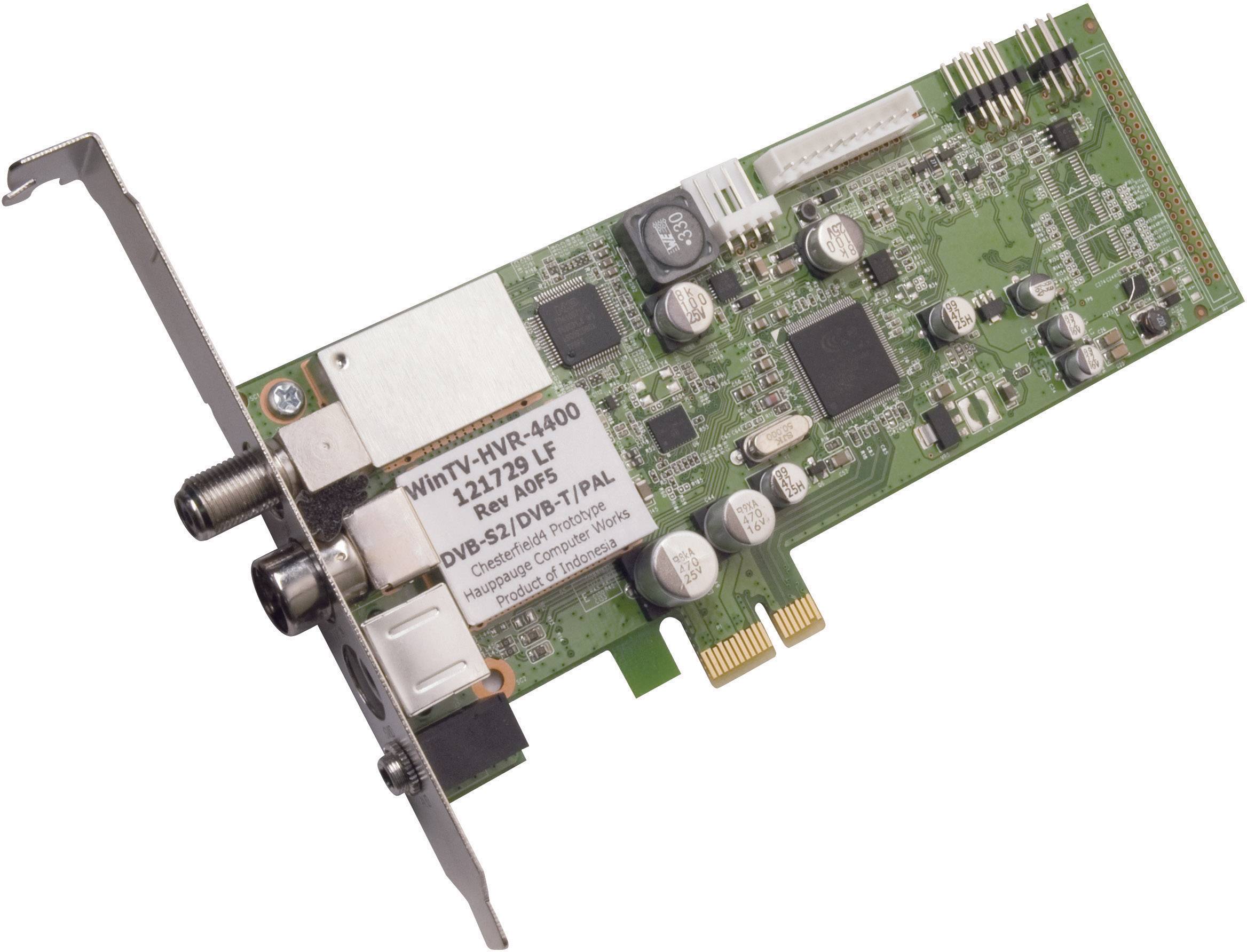 DVB-T, DVB-S PCIe-Karte Hauppauge WinTV-HVR-4400 mit Fernbedienung