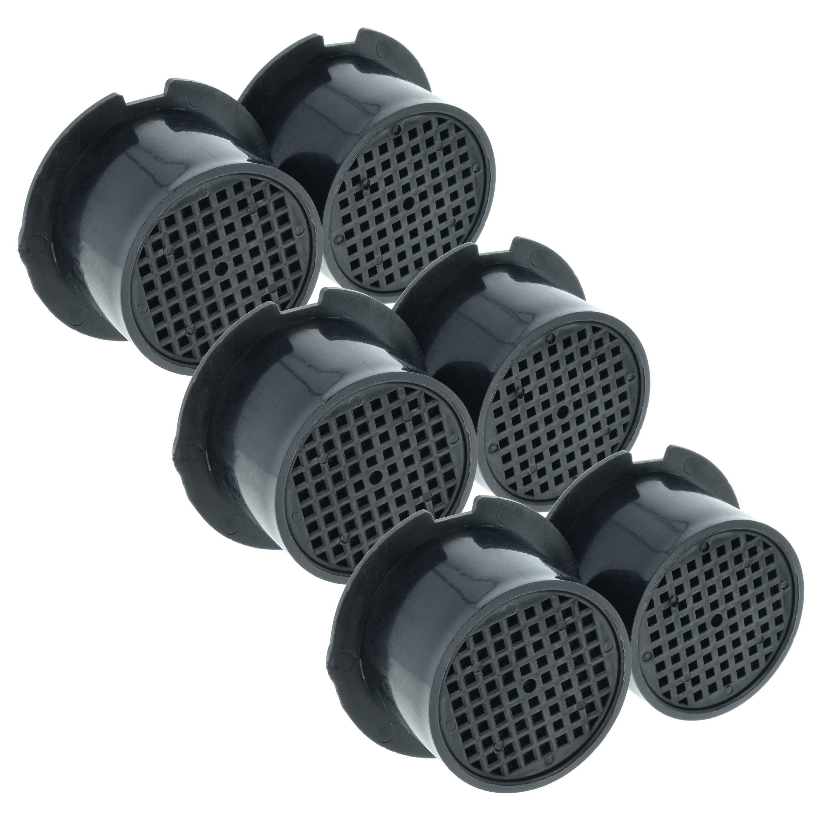 vhbw 6x Filter kompatibel mit Liebherr WTEes 2053 | WTes 4677, WTes 4176, WTes 4177, WTes 1753, WTes 3253 Kühlschrank --0
